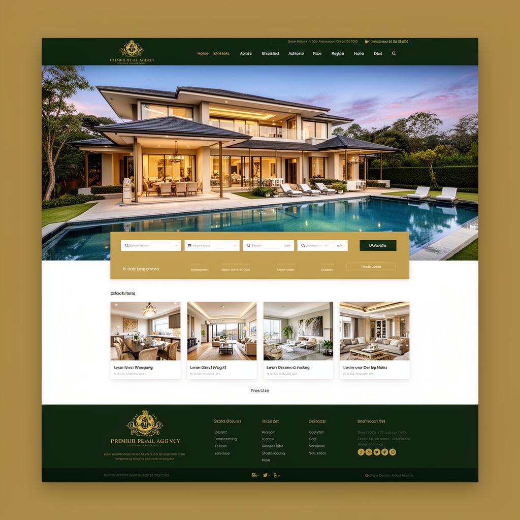 Maison Realty demo website preview